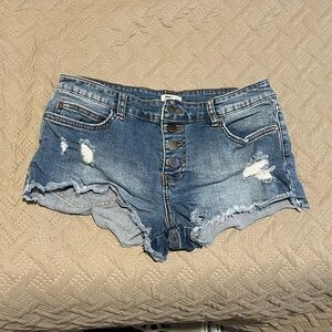 Billabong women’s size 27 Very short shorts booty shorts